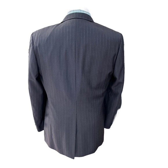 Loro Piana Wool by Ovvio Men's  3 Button Pinstripe Blazer Size: 42 - Picture 5 of 15